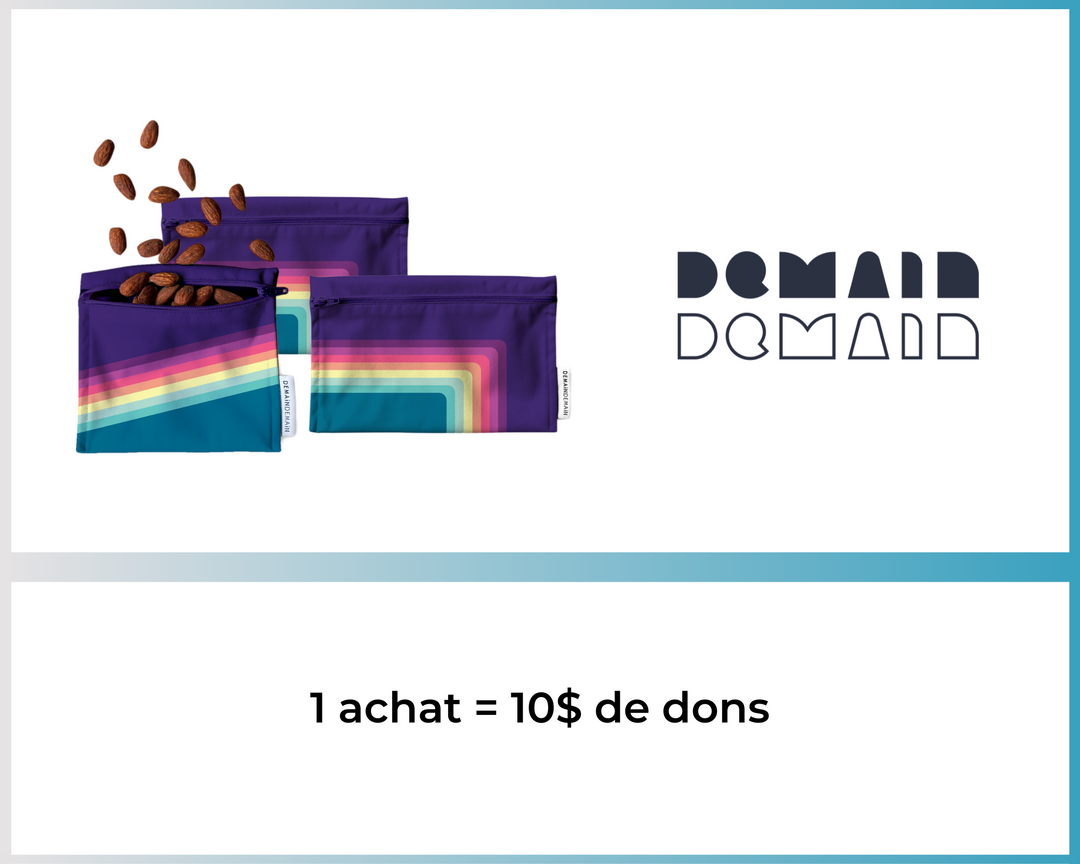 Demain Demain - Ensemble de 8 sacs à collations