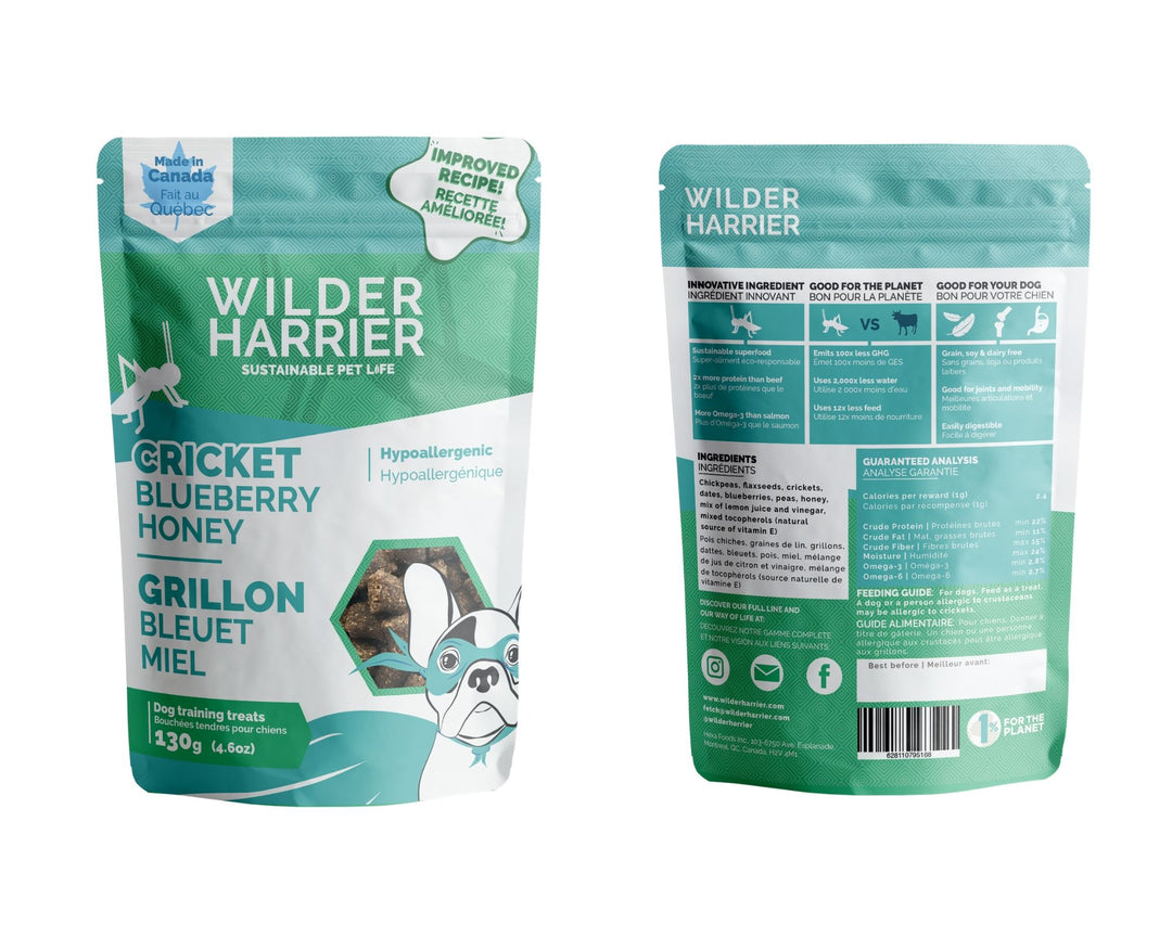 Wilder Harrier - Panier de 4 produits pour gâter votre chien