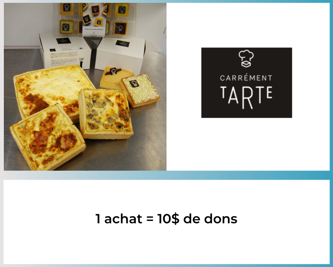 Carrément Tarte - Boîte Carrément Tarte avec quiches et tartelettes