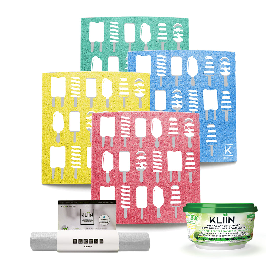 KLIIN - Paniers de KLIINs : l'essui-tout réutilisable