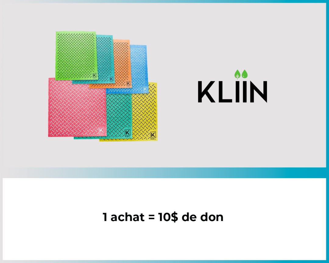 KLIIN - Paniers de KLIINs : l'essui-tout réutilisable