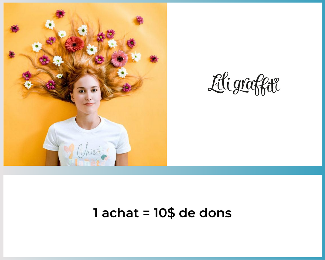 Lili graffiti - Tee-shirt Chic planète