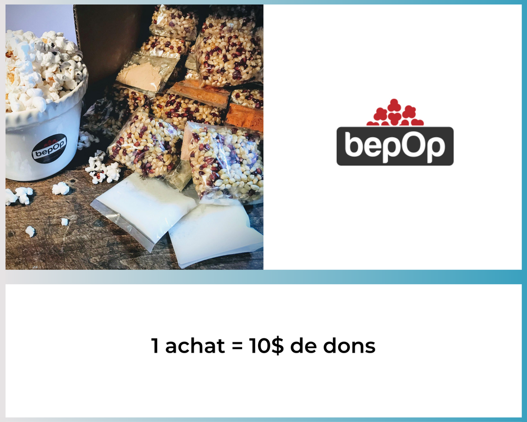 bepOp popcorn - Boîte explosion de saveurs