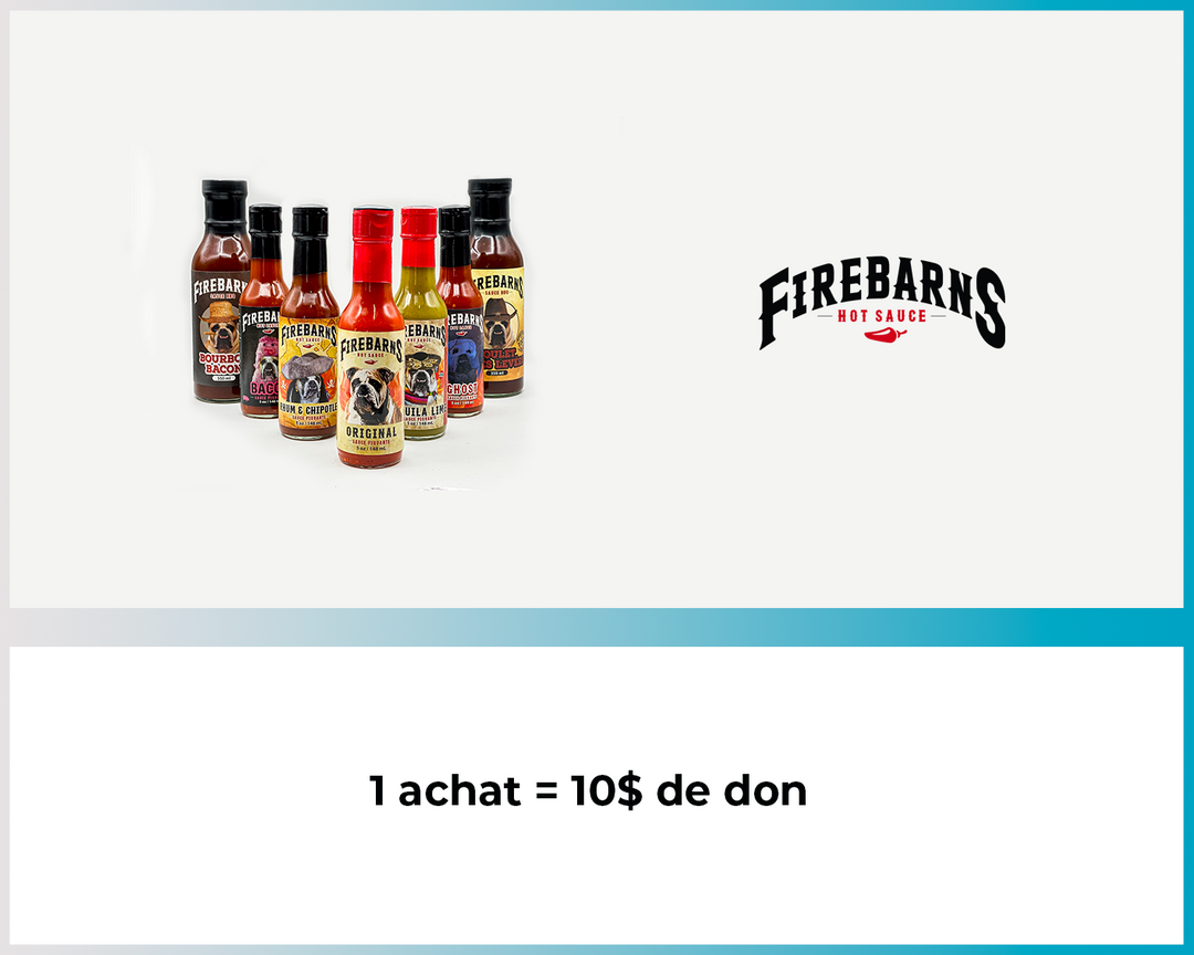 Firebarns - Panier de 7 sauces piquantes Firebarns