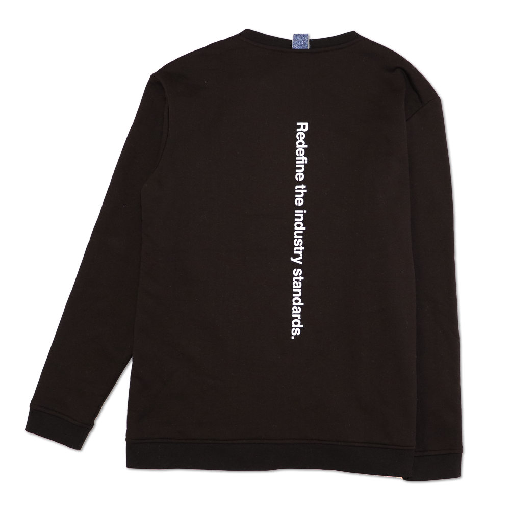 AmNot - Crewneck REDEFINE unisexe noir ou gris