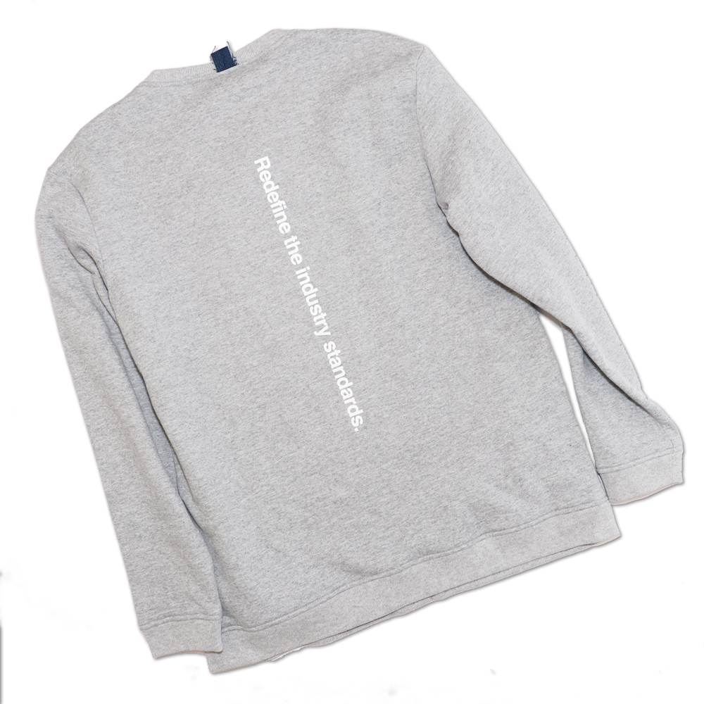 AmNot - Crewneck REDEFINE unisexe noir ou gris
